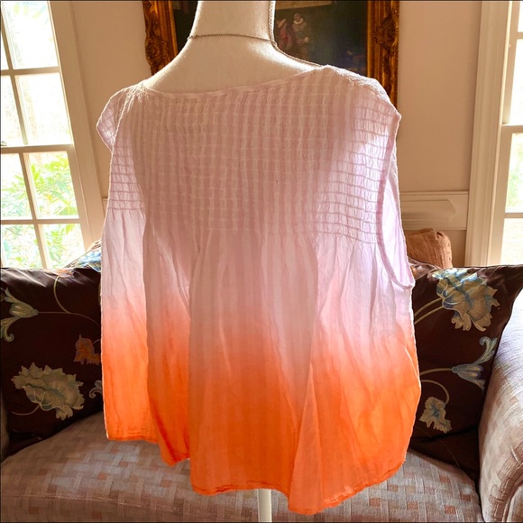πΊπHPππΊ NWT Free People Little Bit of Something Ombre Top - Picture 9 of 12